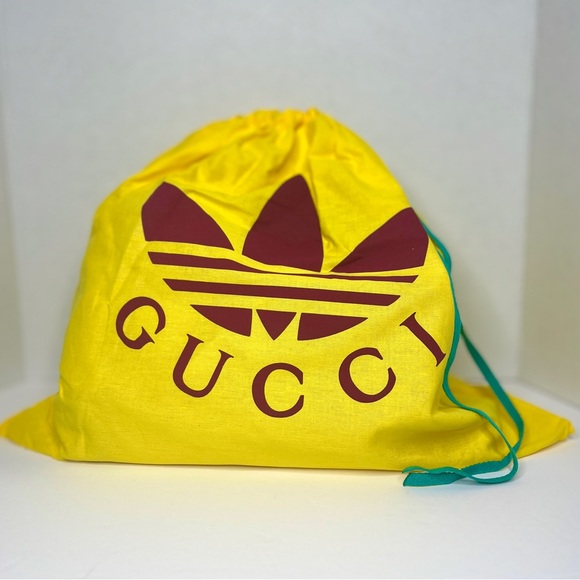 GUCCI x Adidas Green Logo Duffle Bag 727558 Collaboration Collector Strap Zip - Picture 15 of 16